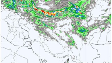 هواشناسی ایران ۱۹ خرداد؛ گرد و خاک و بارش پراکنده باران در ۱۷ استان